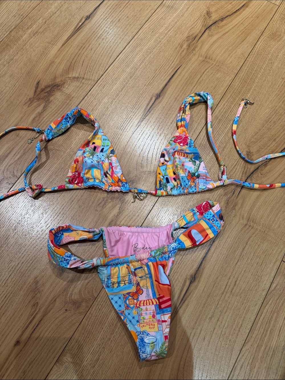Bydee Printed Two-Piece Bikini Set